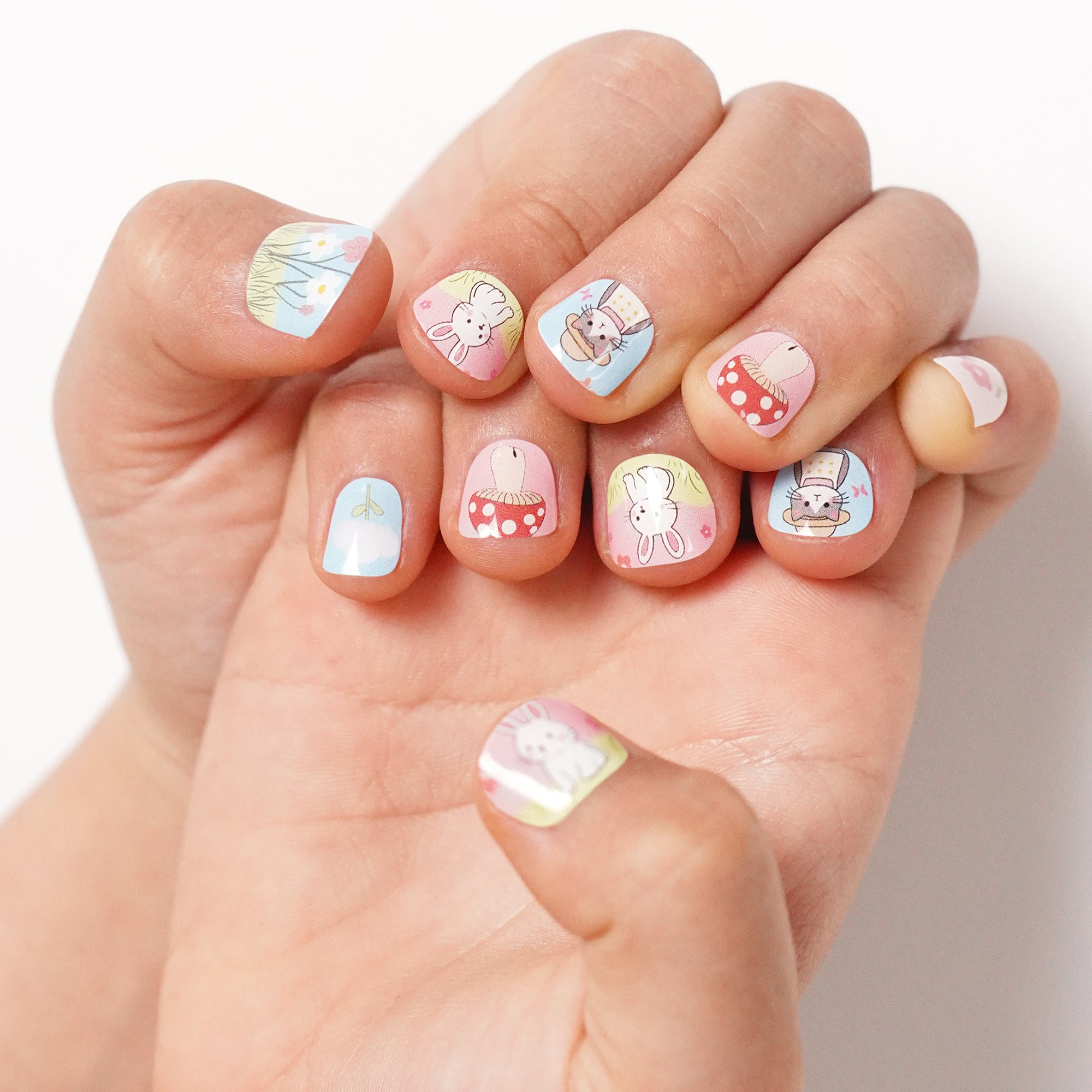 Playful Gel Nail Strips for Kids | Purr & Hop-2883