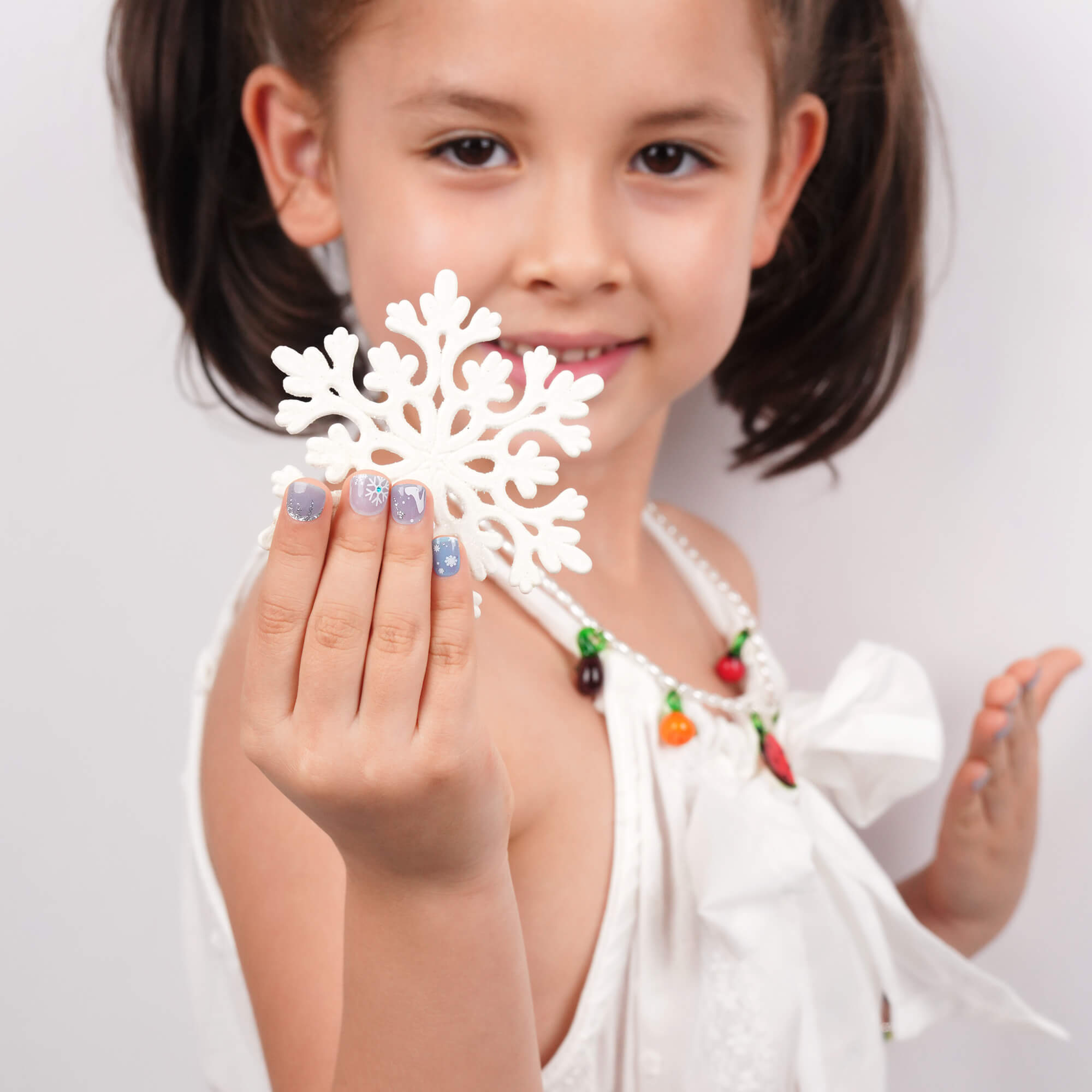 Frosty Blue Kids Nail Wraps | Ice Whisper - 2790