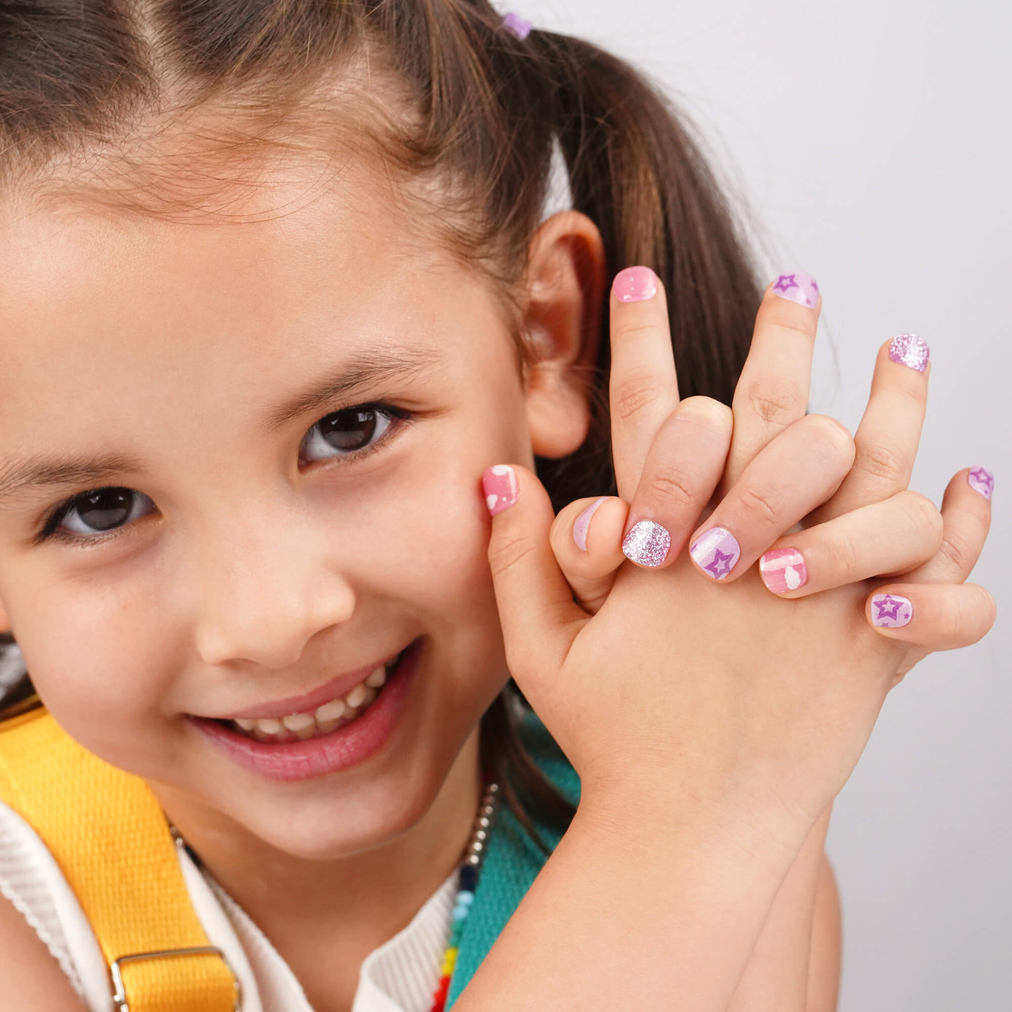 Magical Lavender Sparkle Kids Nail Wraps | Purple Dream - 2784