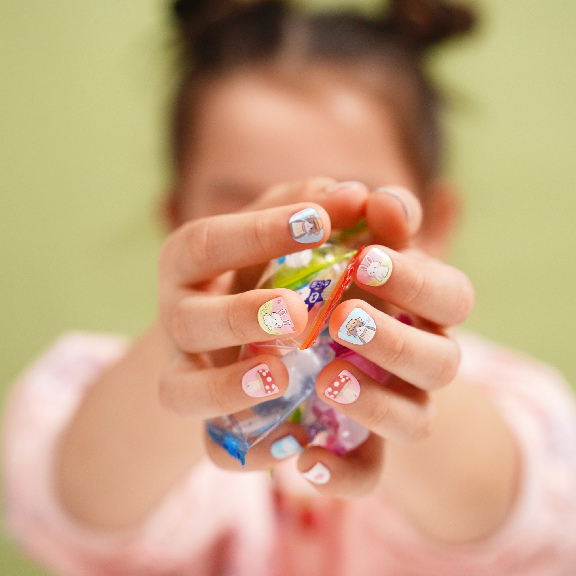 Playful Gel Nail Strips for Kids | Purr & Hop-2883