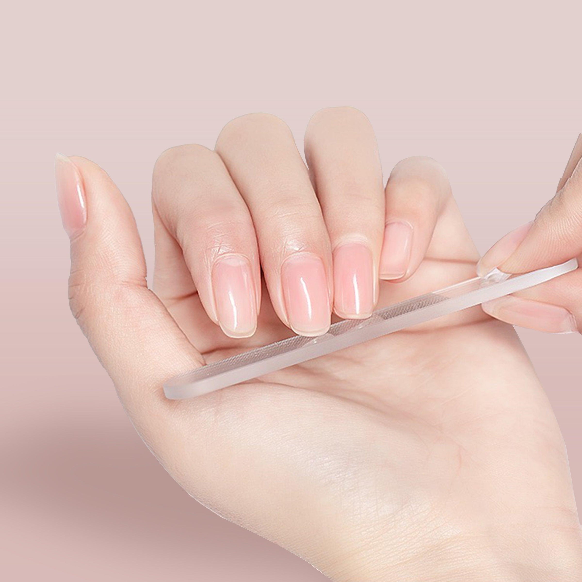 Glass Nail Buffer Premium Tempered File for Nails Danni & Toni