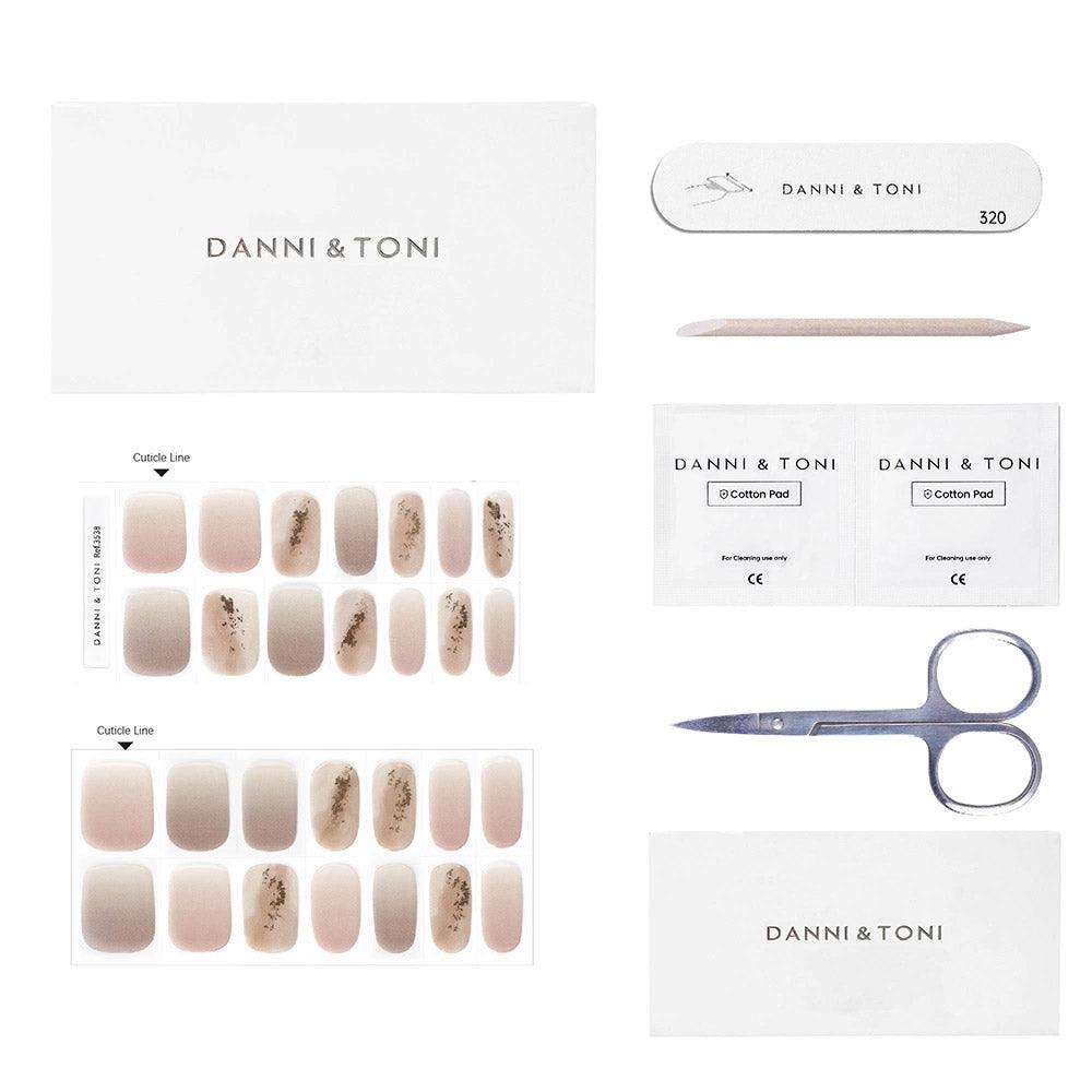 Golden & Omber Nail Strips | Demure | Danni & Toni