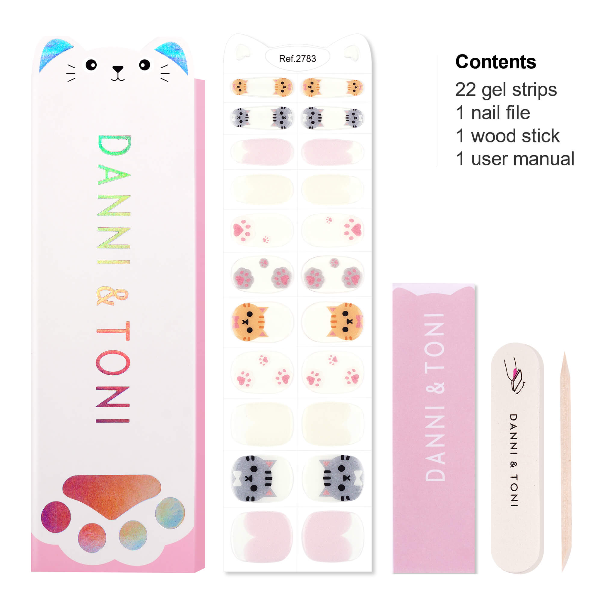 Cute Animal Friends Kids Nail Wraps | Paw Pals - 2783