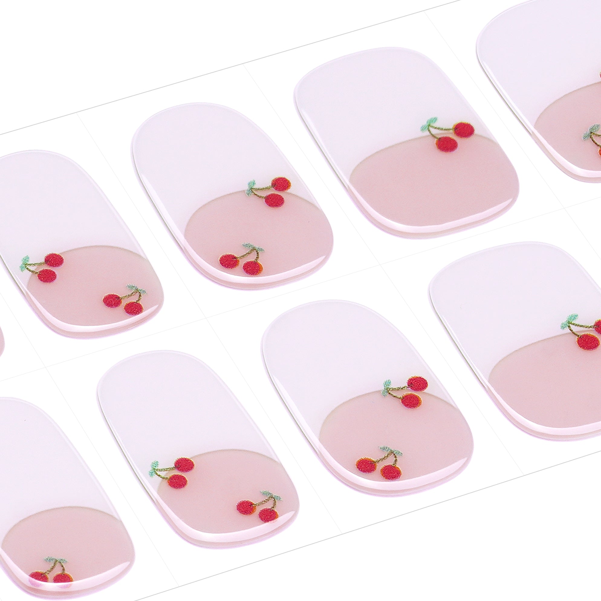 Soft French Tip Gel Nail Strips with a Sweet, Parisian Touch | Chérie Tips-2871