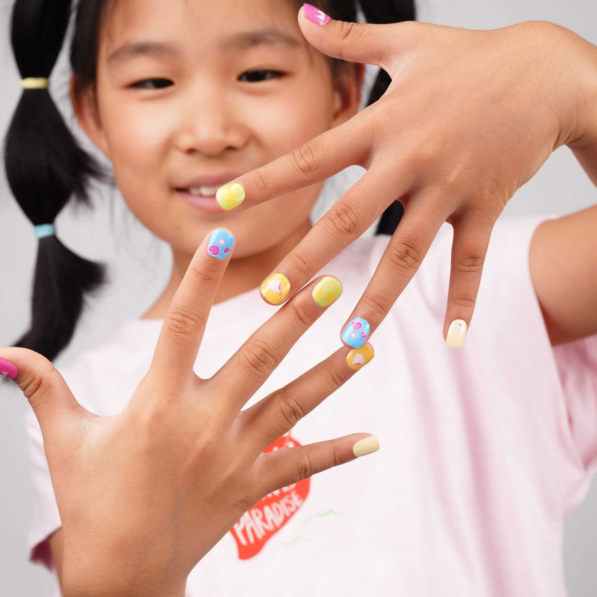 Sparkly Princess Fun Kids Nail Wraps | Candy Crown - 2786