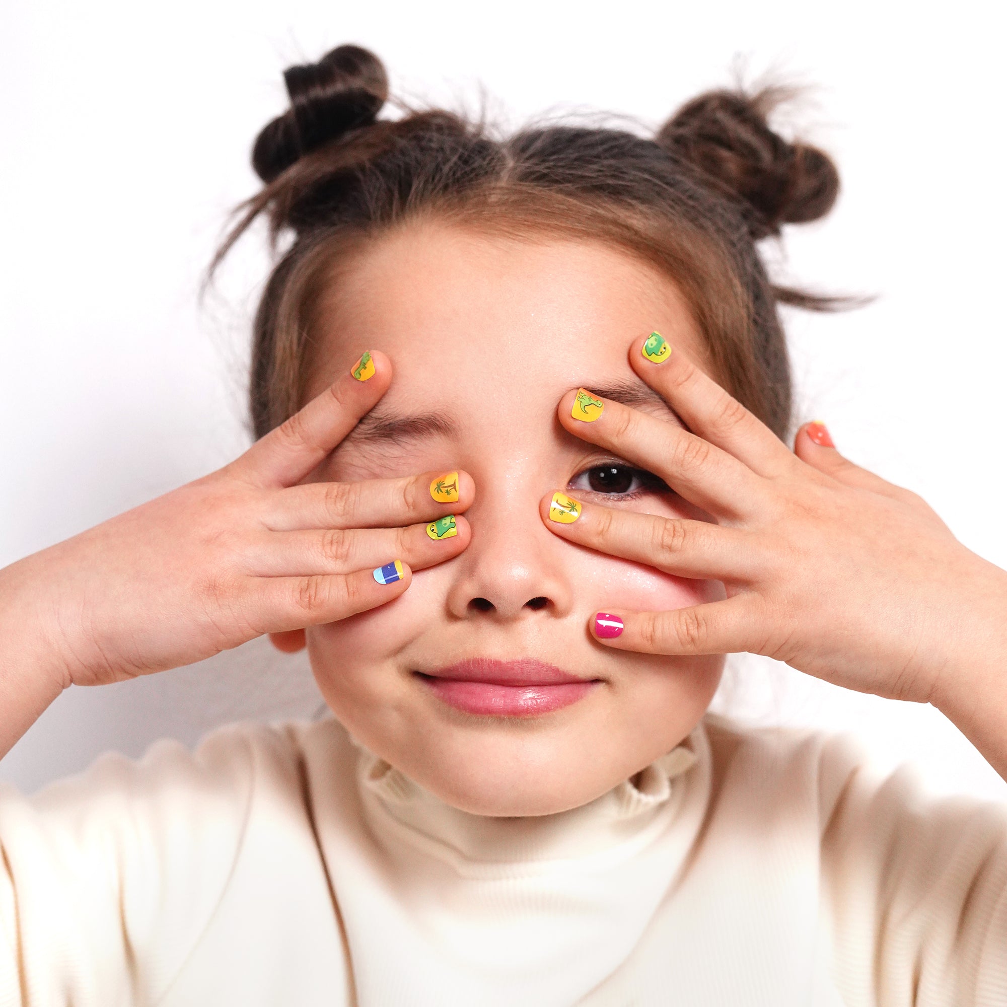 Fun & Adventurous Gel Nail Strips for Kids | Dino Safari-2881