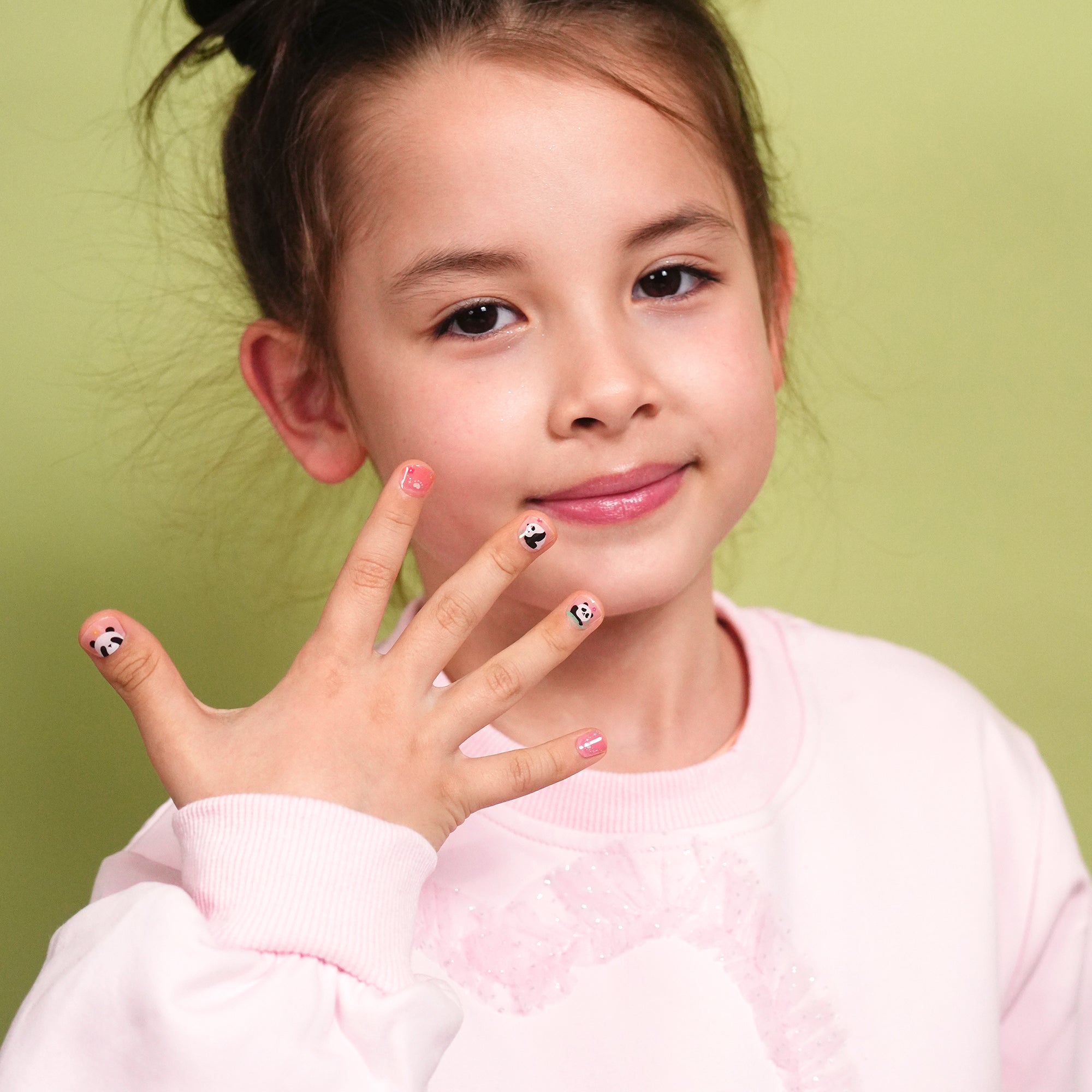 Cute & Playful Gel Nail Strips for Kids | Panda Pop-2886