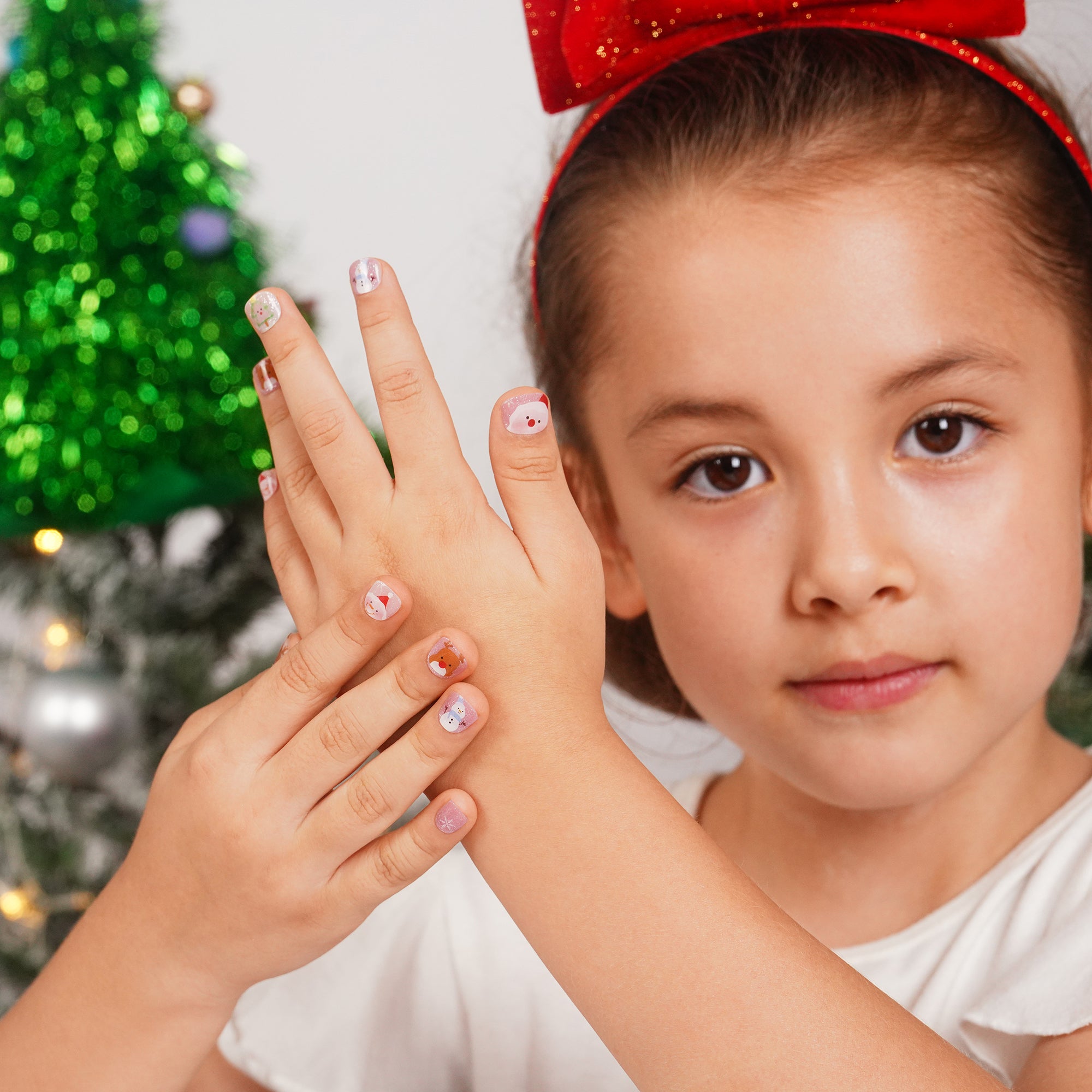 Snowy Magic Kids’ Nail Wraps | Whimsical Winter-2856