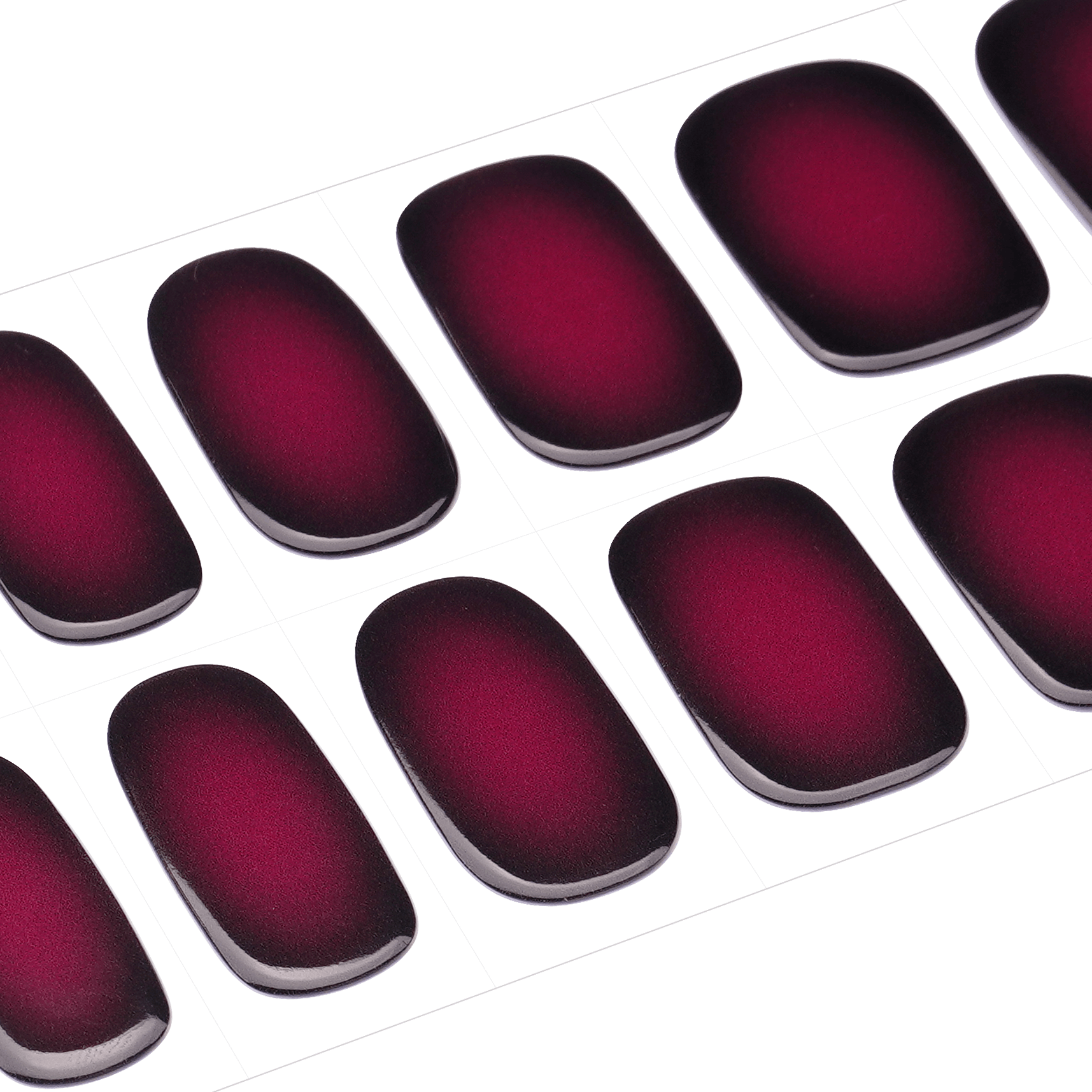 Deep Luxe Semi-Cured Gel Nail Strips | Midnight Velvet-2799