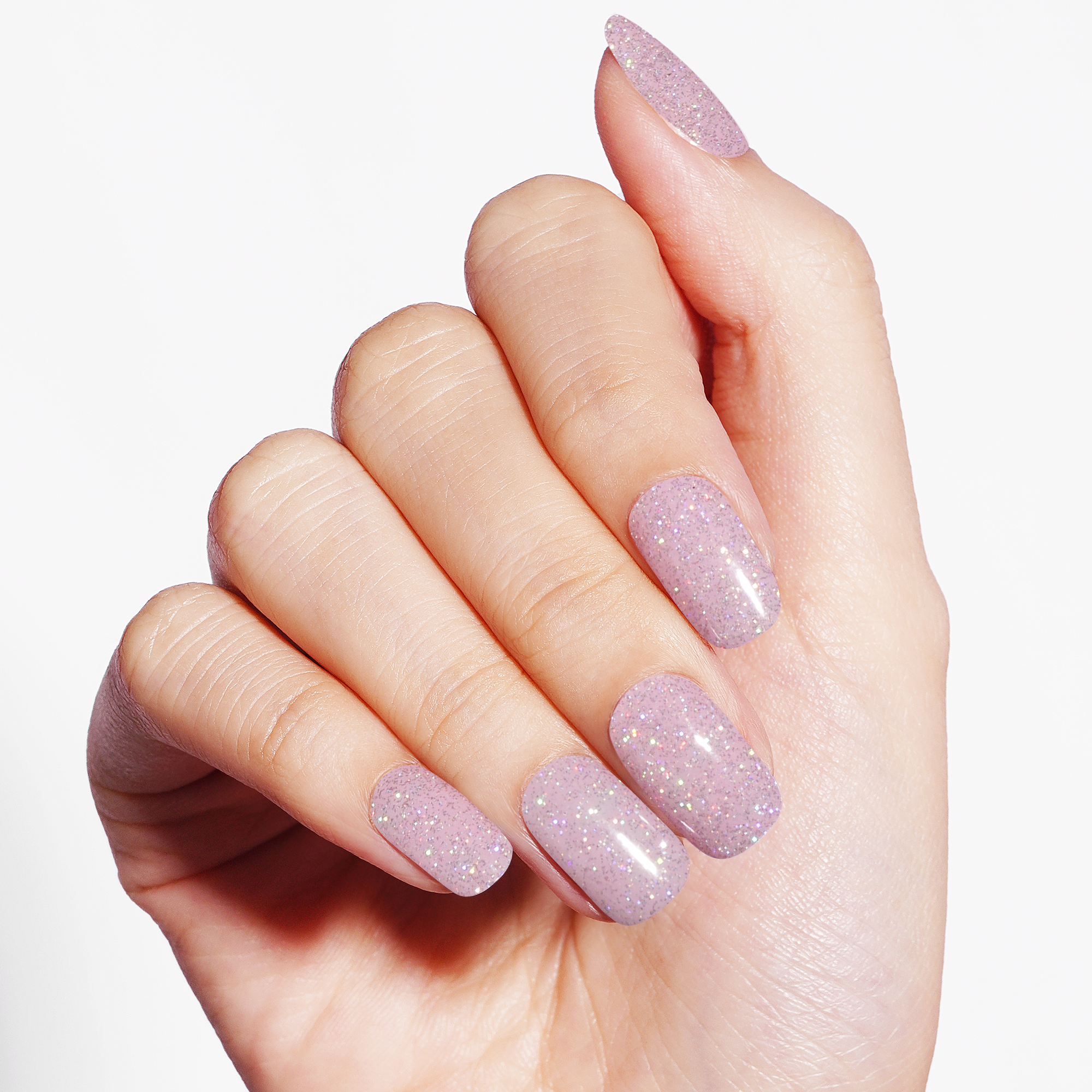 Sparkling Gel Nail Design with Whimsical, Iridescent Charm | Pixie Dust-2891