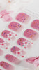 Pink Blushing Floral Gel Nail Sticker | Sakura Gel Nail Strips | Danni & Toni