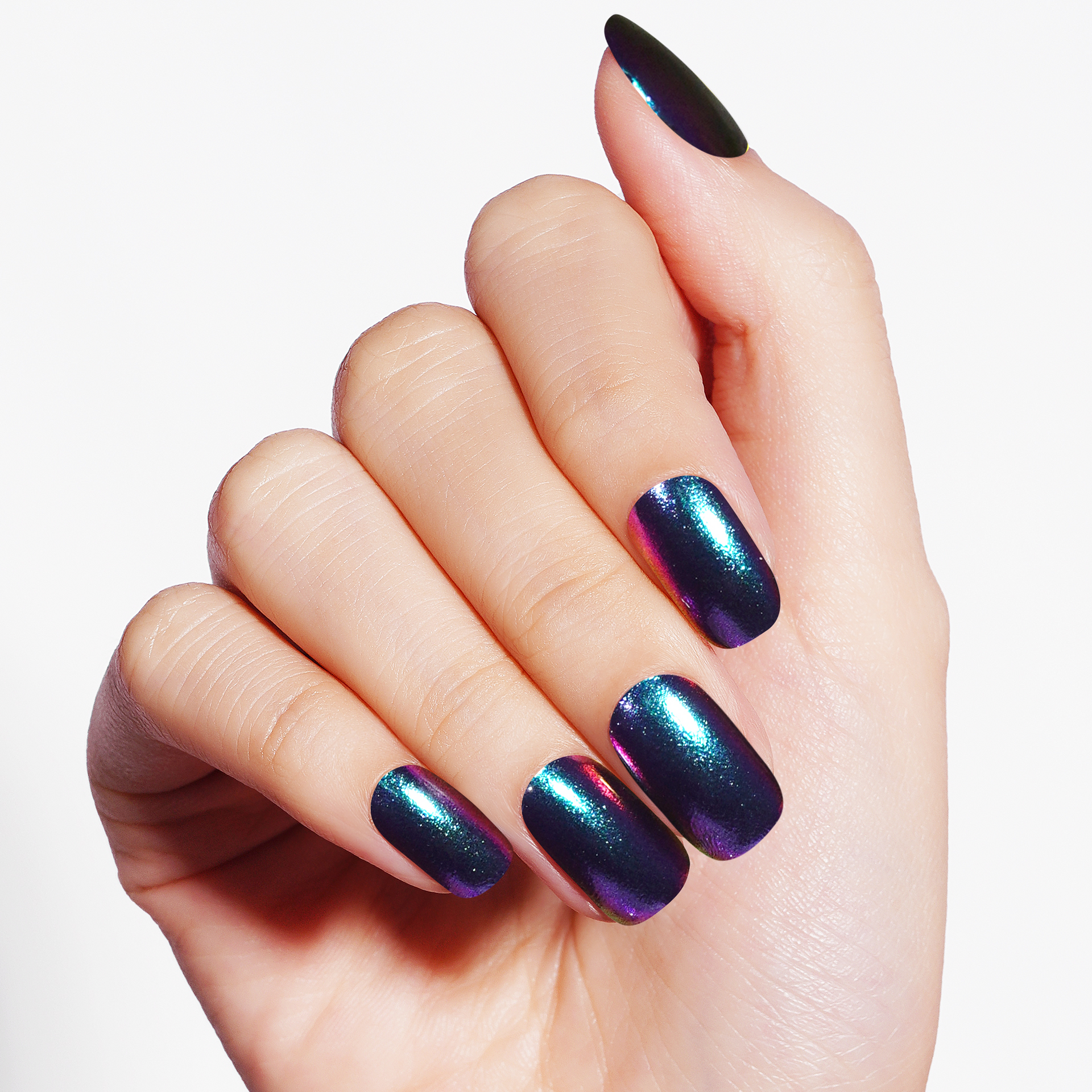 断捨離中 aura⋆nail Mystic Aurora Borealis Semi-Cured Gel Nail Strips | Lapis Luster - 258