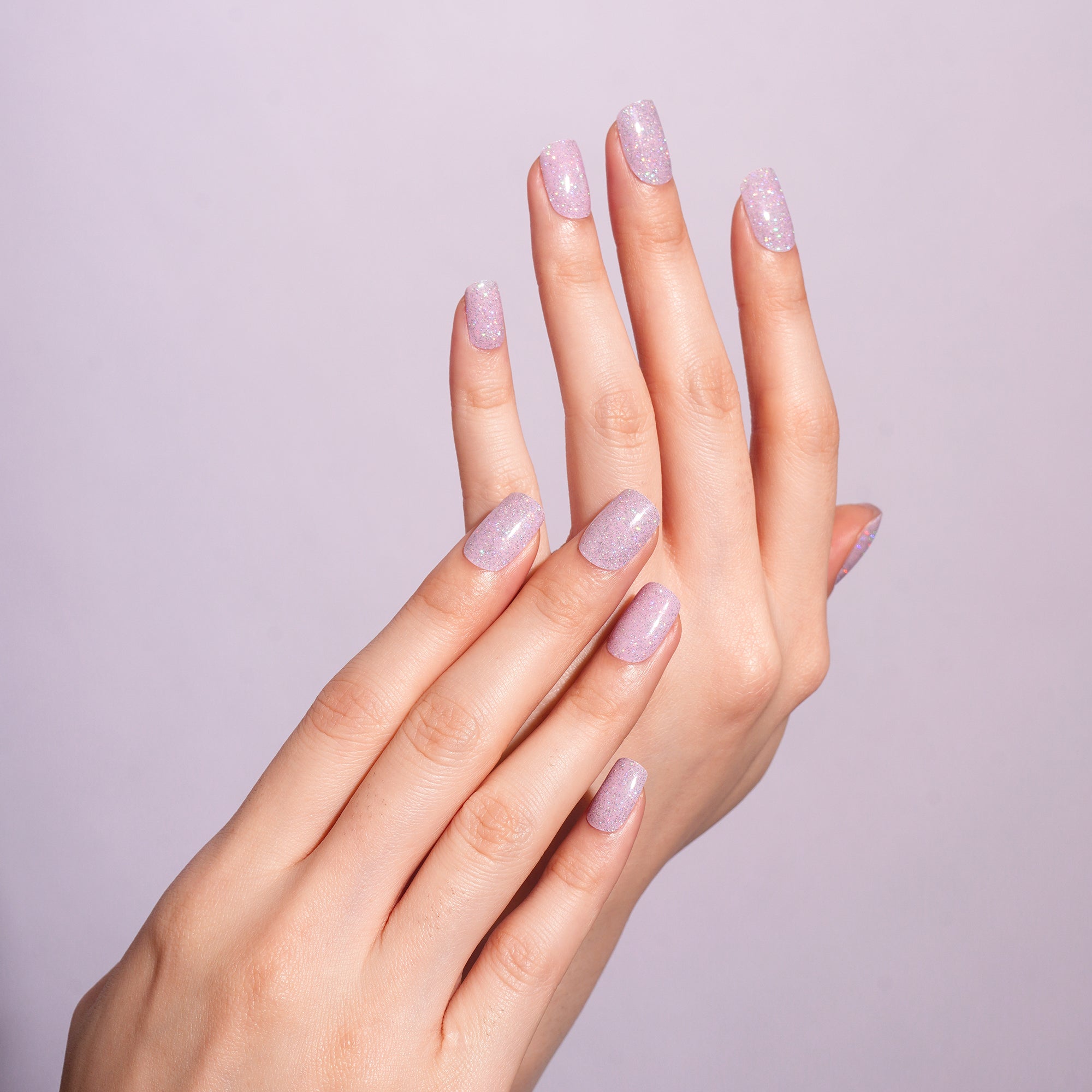 Sparkling Gel Nail Design with Whimsical, Iridescent Charm | Pixie Dust-2891