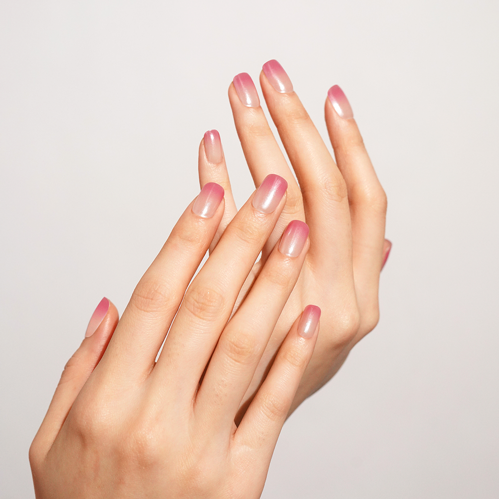 Soft Neutral Mauve Gel Nail Strips with a Clean, Minimal Glow | Mauve Breath-2859