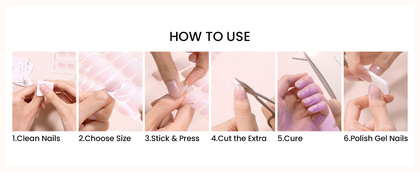 Lavish Lilac Matte Semi Cured Gel Nail Strips | Danni & Toni